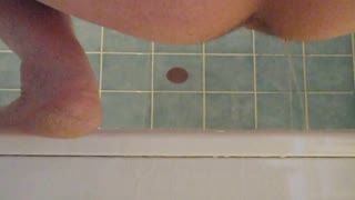 Bizarre - Me pissing 8 times showing hairy pussy and wet b...