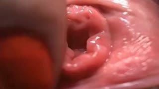 Masturb. femenina - Closeup pussy fingering
