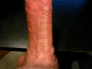 Male Masturbation - cock on desk