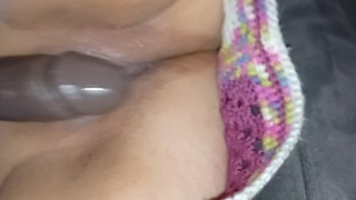 Close-up - Finnish BBC dildo part 2-Orgasm