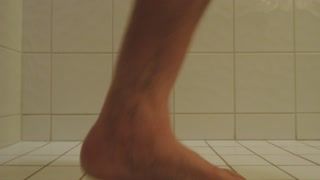 Shower/bath - Me pissing on bathroom floor