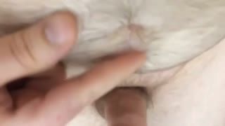  - Extra Long pee and cum on myself