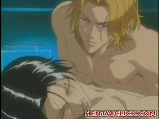  - Anime gay and his brunette fucking