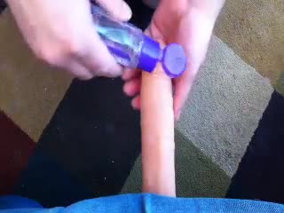 - Fucking my new dildo with ATM and cumshot