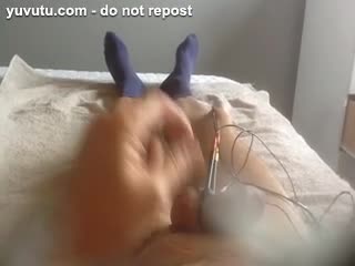  - Playing deep in my cock