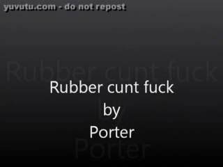 Masturb. maschile - Rubber cunt fuck