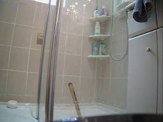 Anal - large wooden club in ass in showers and enemas